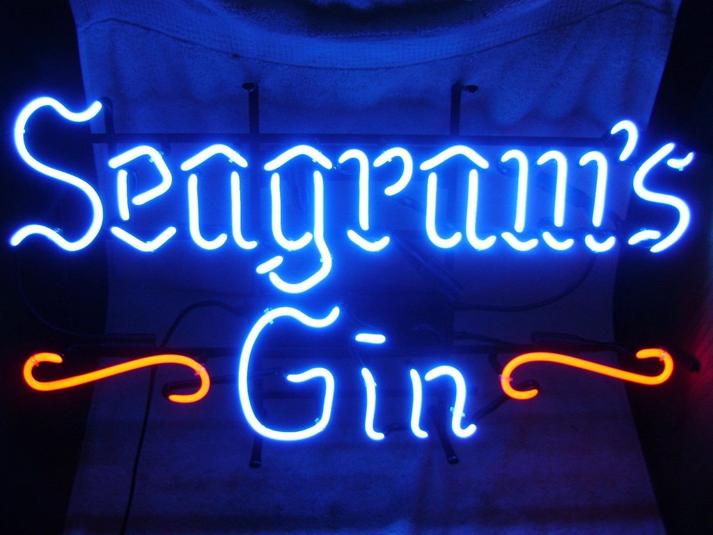 Seagrams Gin Neon Sign